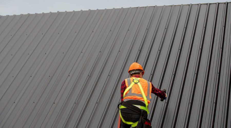 Professional metal roof installation services in Colcord, OK
